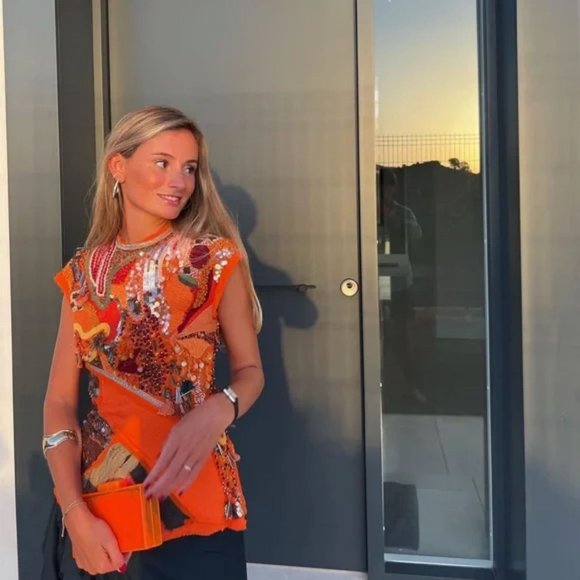 ZARA BEADED DRESS LIMITED EDITION - Picture 8 of 11